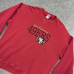 Vintage Russell USA San Fransisco 49ers Football Sweatshirt Men's Size Large‎